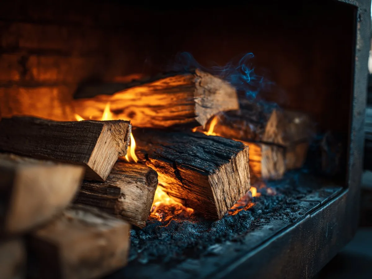 kiln-dried hickory firewood_